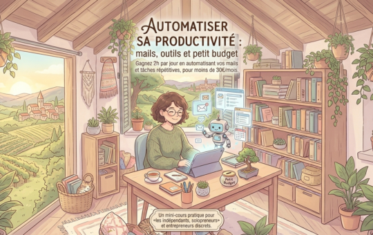 Automatiser sa productivité : mails, outils et petit budget