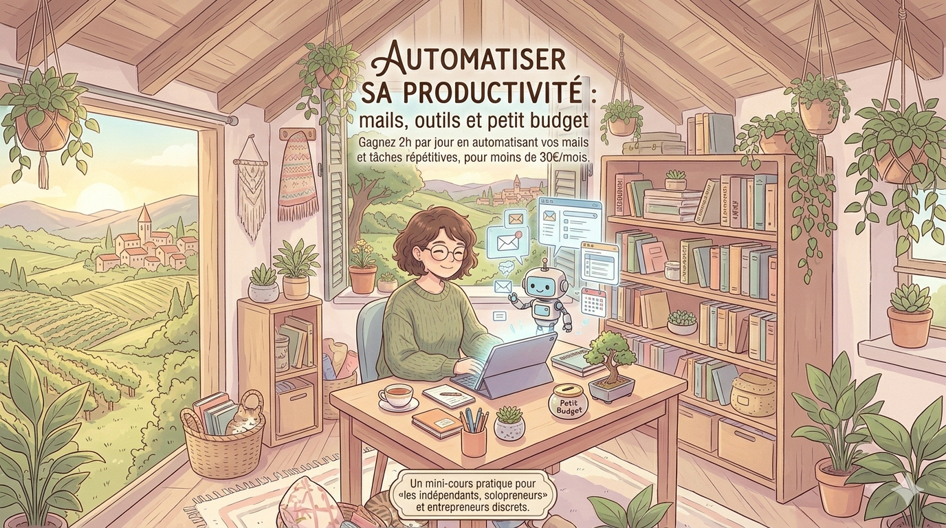Automatiser sa productivité : mails, outils et petit budget